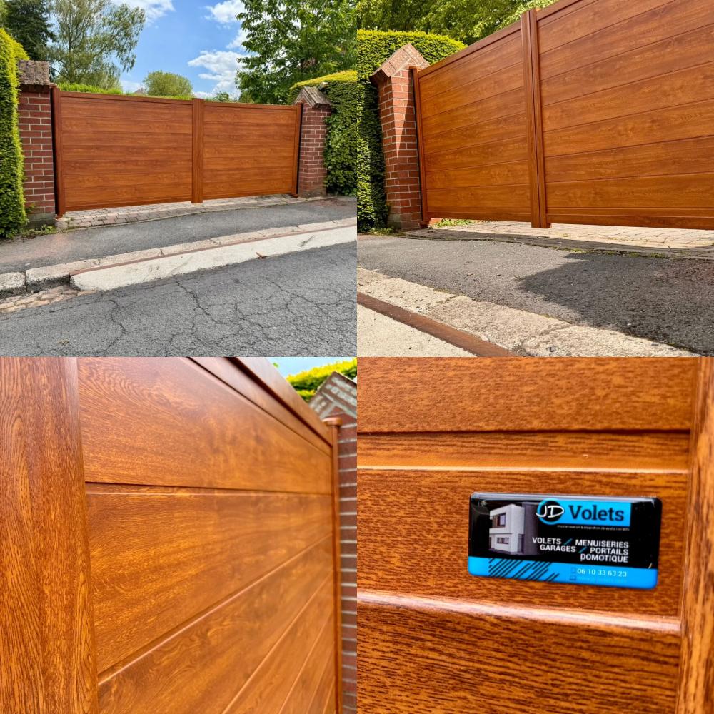 portazil sur mesure chene doré