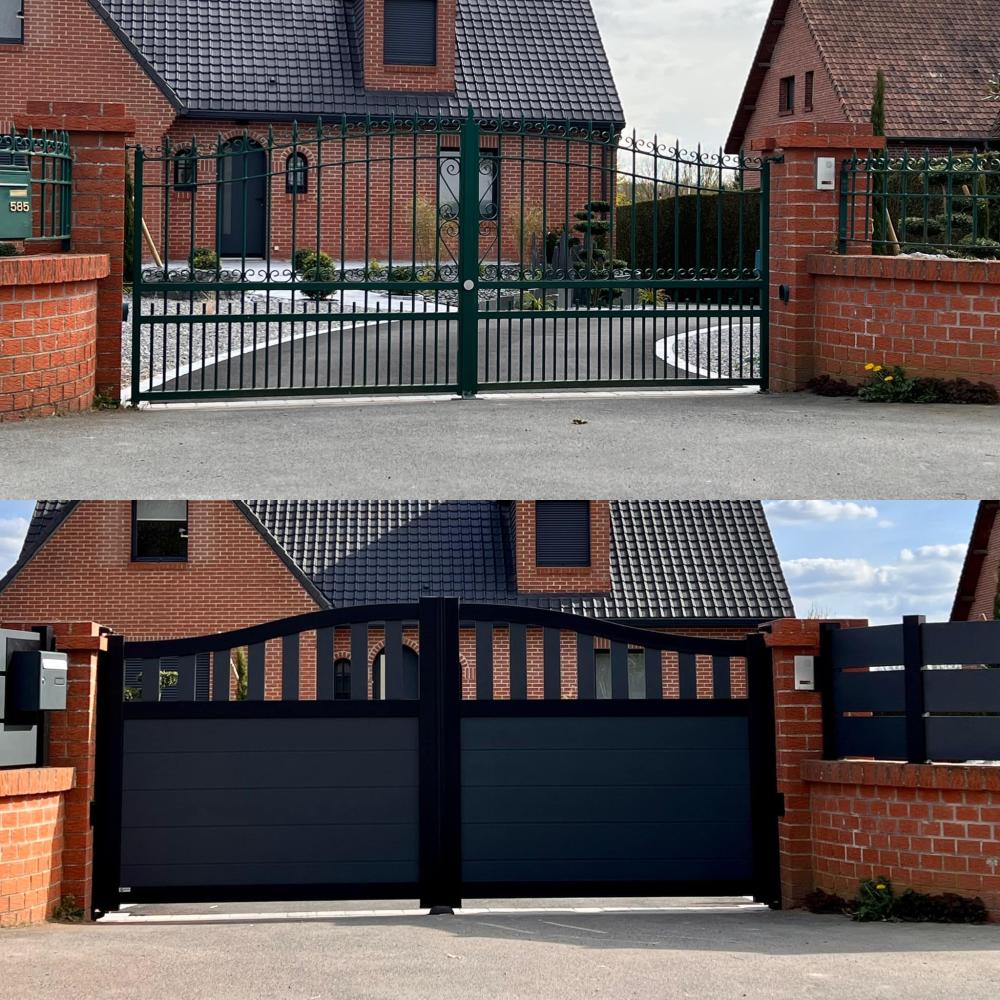 portail battant aluminium